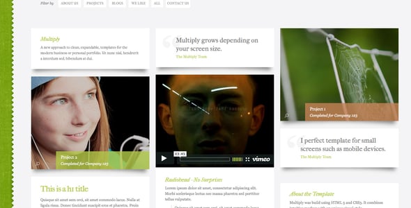 HTML CSS Website Templates | ThemeForest