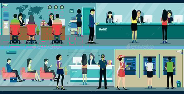 Bank Graphics, Designs & Templates | GraphicRiver