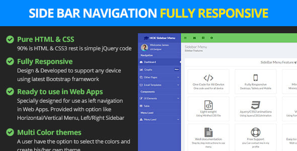 JavaScript & jQuery Navigation Code Snippets from CodeCanyon