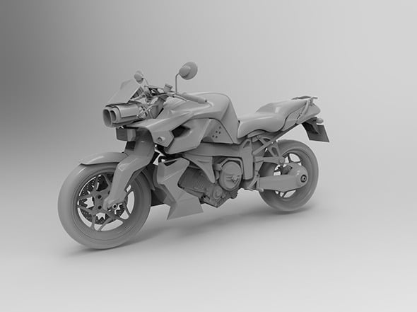 BMW K1300R by velociraptor 3DOcean