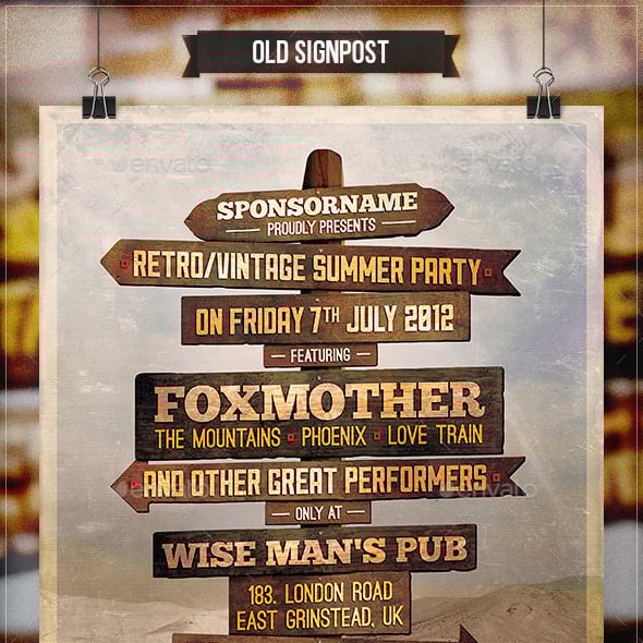 Signpost Graphics, Designs & Templates from GraphicRiver