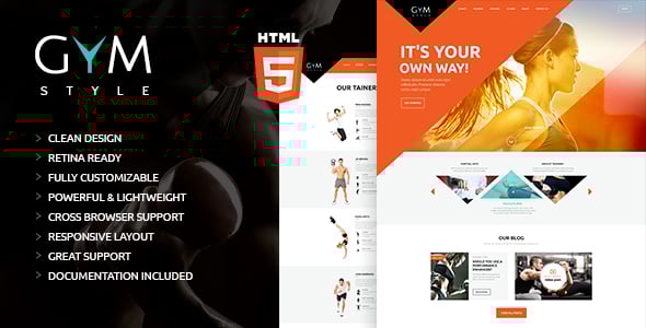 Gym HTML Website Templates | ThemeForest
