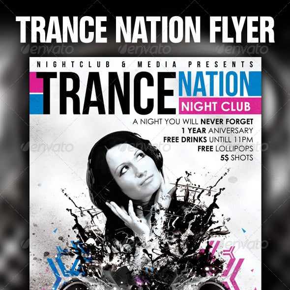 Trance Graphics, Designs & Templates | GraphicRiver