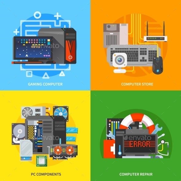 Component Graphics, Designs & Templates | GraphicRiver