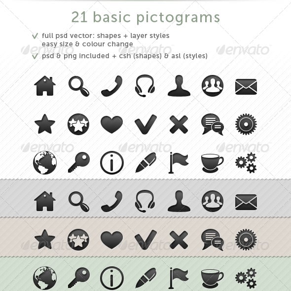Pictogram Graphics, Designs & Templates | GraphicRiver