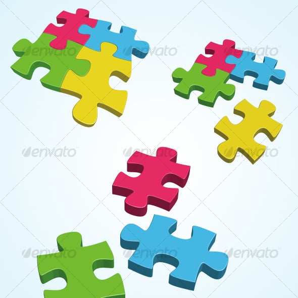 Puzzle Graphics, Designs & Templates | GraphicRiver