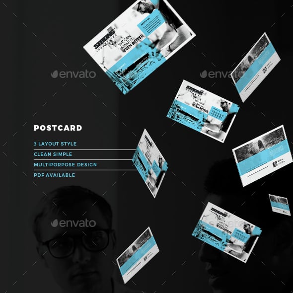 Postcard Graphics, Designs & Templates | GraphicRiver