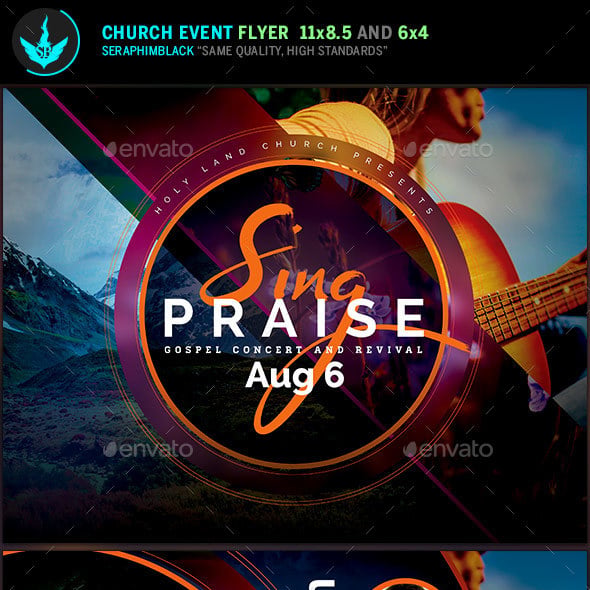 Praise Flyer Templates | GraphicRiver