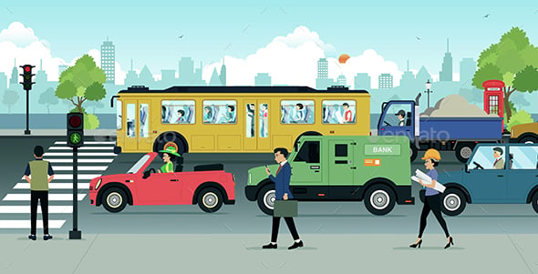 Traffic Graphics, Designs & Templates | GraphicRiver