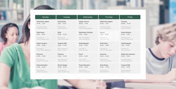 Events Schedule - WordPress Events Calendar Plugin preview 5