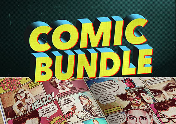 Comic Graphics, Designs & Templates | GraphicRiver