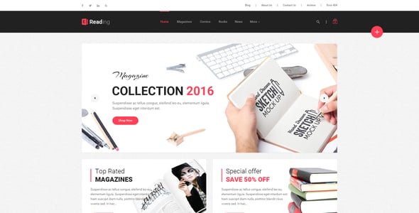 Library Website Templates | ThemeForest