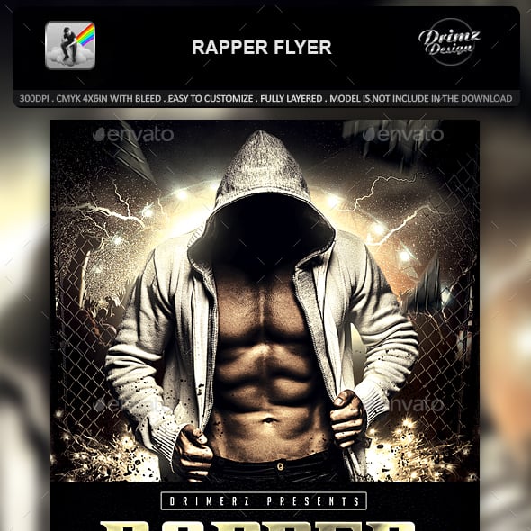 Rapper Graphics, Designs & Templates | GraphicRiver