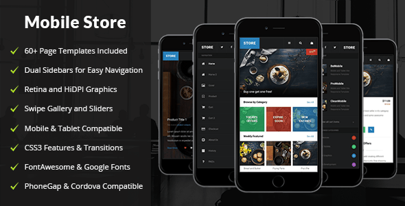 Mobile Store Website Templates | ThemeForest