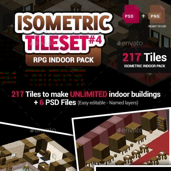 Isometric Game Tilesets | GraphicRiver