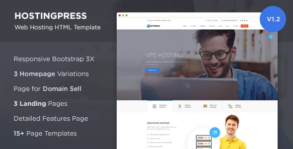 Web Hosting Website Templates | ThemeForest