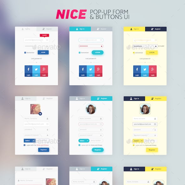 Button Templates from GraphicRiver