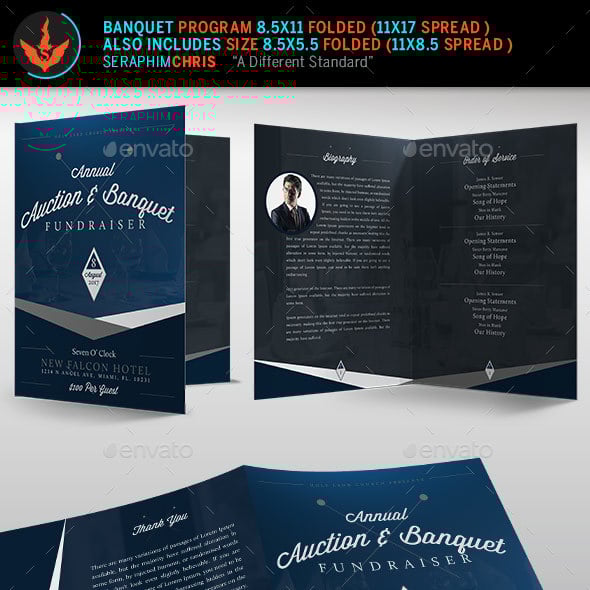 Printable Booklet Program Templates