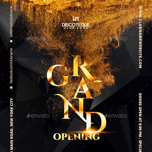 Opening Graphics, Designs & Templates | GraphicRiver