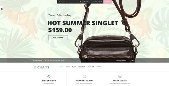 Bag Website Templates | ThemeForest