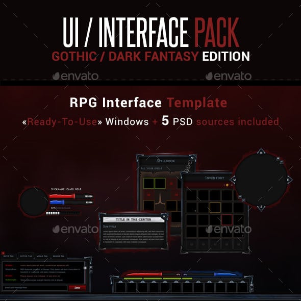 Dark Game Assets | GraphicRiver