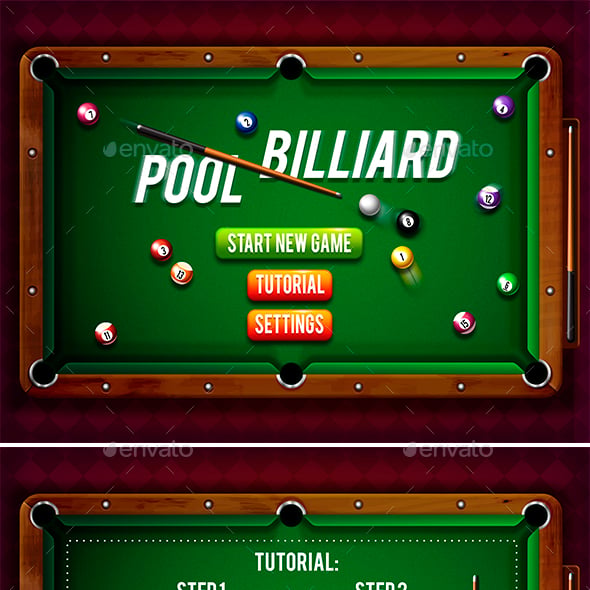Billiards Graphics, Designs & Templates | GraphicRiver