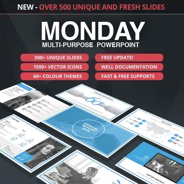 Monday Graphics, Designs & Templates | GraphicRiver