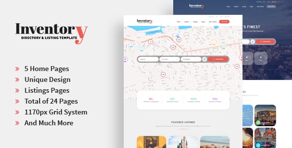 Inventory Website Templates | ThemeForest