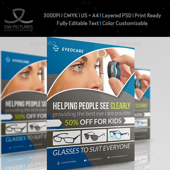 Optometry Graphics, Designs & Templates | GraphicRiver