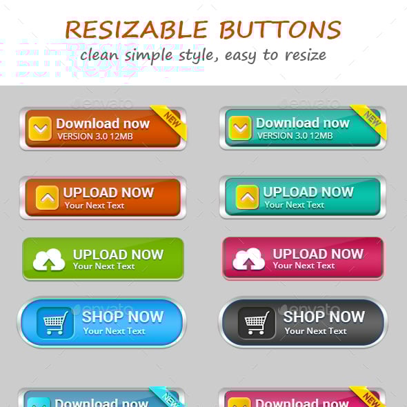 Button Templates from GraphicRiver