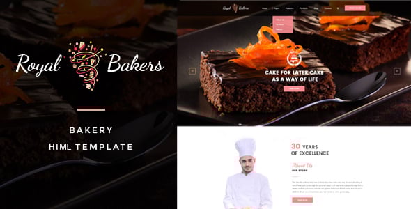 Bakery HTML Website Templates | ThemeForest