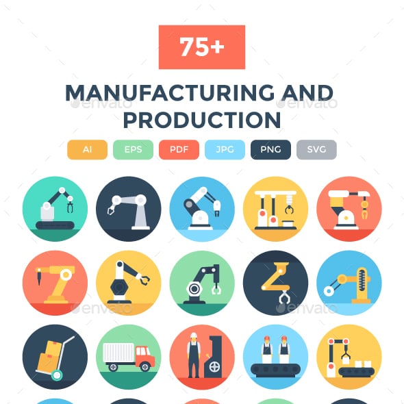 Manufacturing Graphics, Designs & Templates | GraphicRiver