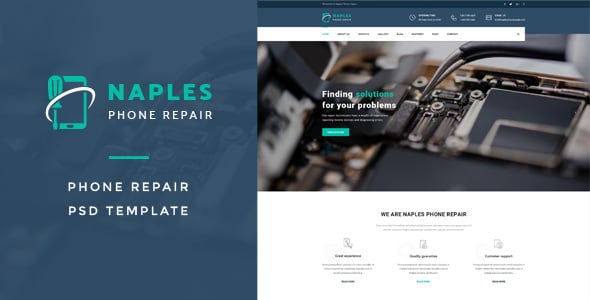 Phone Repair Website Templates | ThemeForest