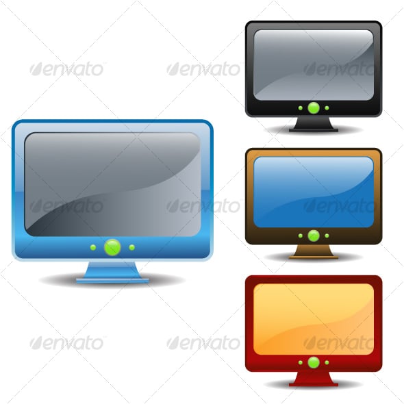Monitor Graphics, Designs & Templates | GraphicRiver