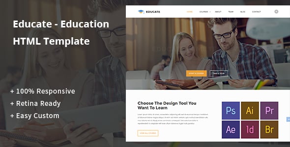 Education HTML Website Templates | ThemeForest