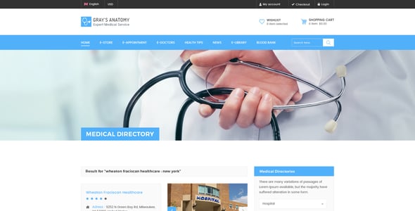 Medical Directory Website Templates | ThemeForest