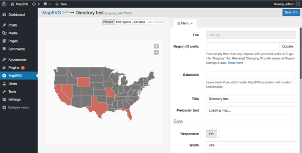 MapSVG - Google Maps, Vector Maps, Image Maps, and Store Locator for WordPress preview 3