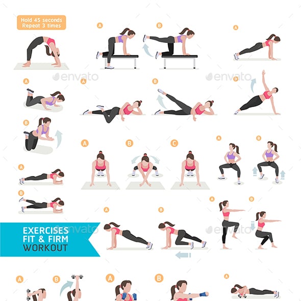 Exercise Graphics, Designs & Templates | GraphicRiver