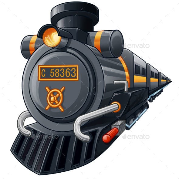 Train Graphics, Designs & Templates | GraphicRiver