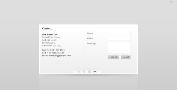 HTML Business Card Website Templates | ThemeForest