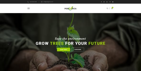 Environmental Website Templates | ThemeForest