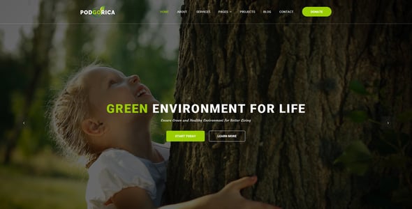Environmental Website Templates | ThemeForest