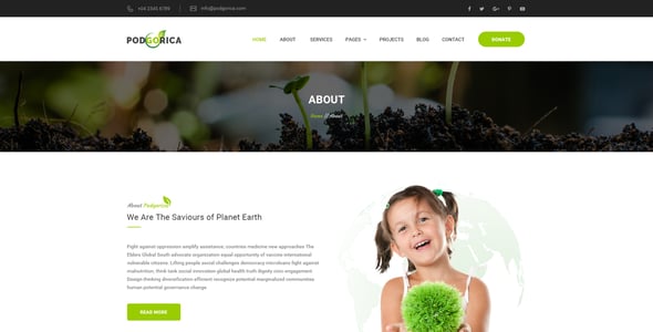 Environmental Website Templates | ThemeForest