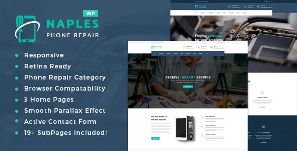 Phone Repair Website Templates | ThemeForest