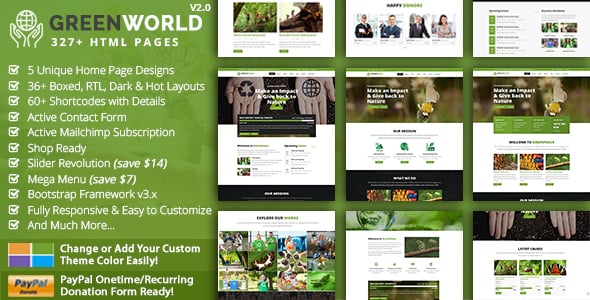 Environment HTML Website Templates | ThemeForest