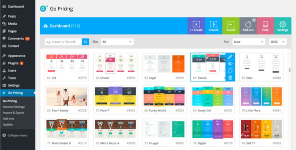 Go Pricing - WordPress Responsive Pricing Tables preview 3