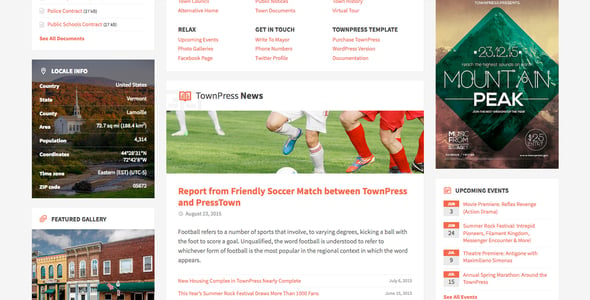 Municipality Website Templates | ThemeForest
