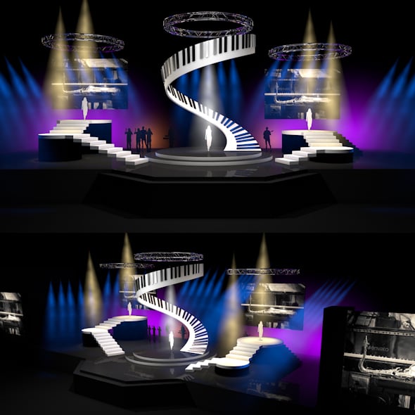 Stage Design CG Textures & 3D Models | 3DOcean