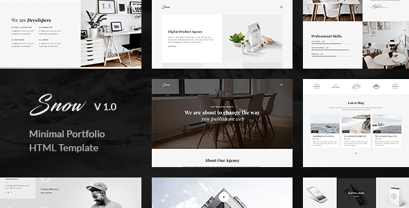 Portfolio HTML Website Templates | ThemeForest