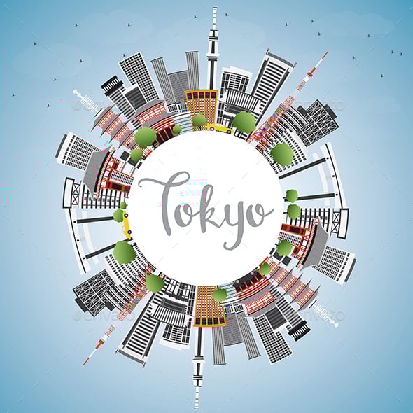 Tokyo Graphics, Designs & Templates | GraphicRiver